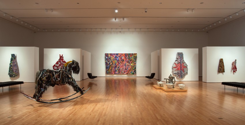 from Rhyme and Reason: The Art of Shawne Major at Paul and Lulu Hilliard University Art Museum. Photo by Mike Smith