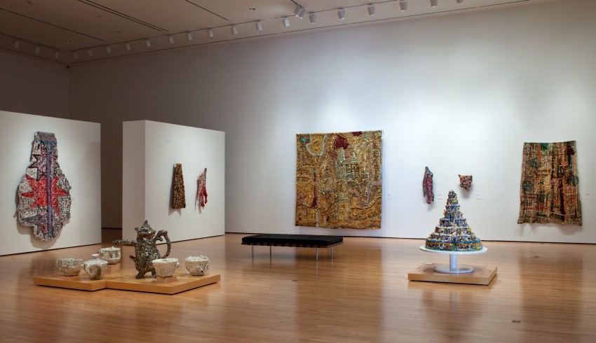 from Rhyme and Reason: The Art of Shawne Major at Paul and Lulu Hilliard University Art Museum. Photo by Mike Smith